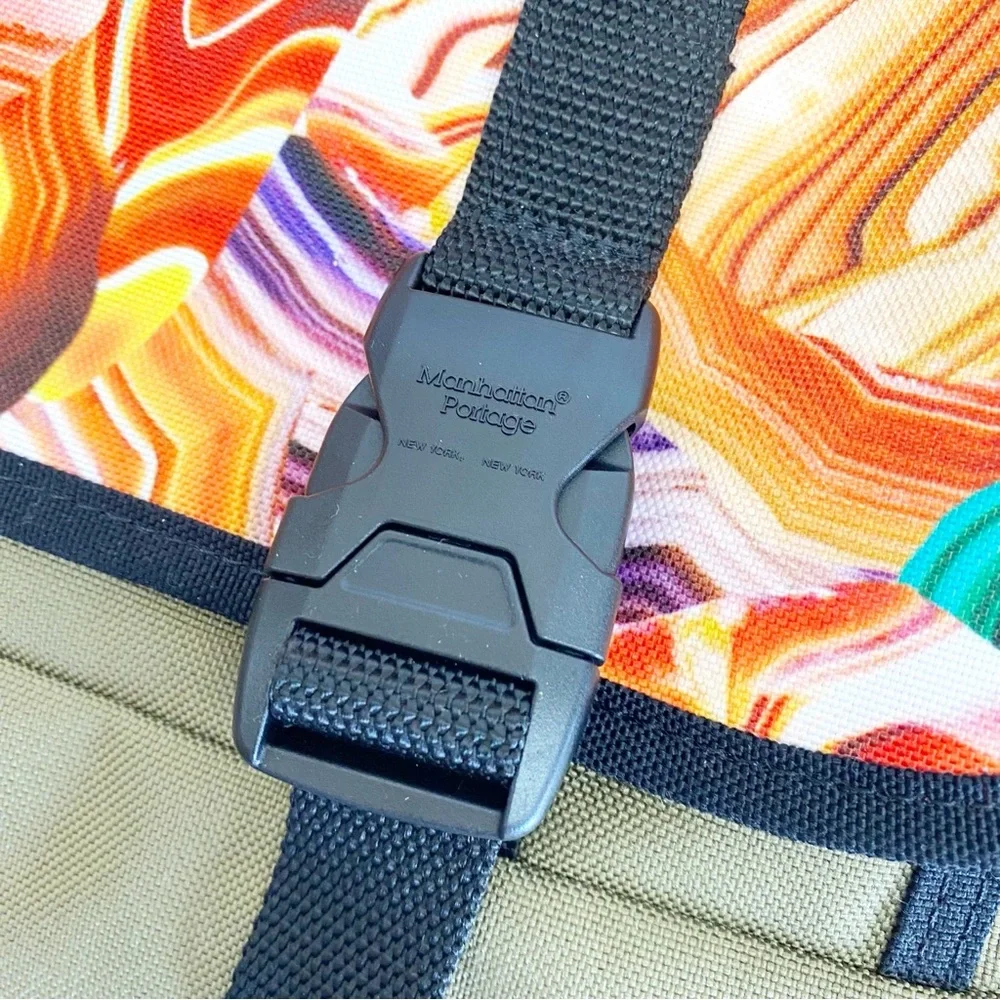 Free People Movement Manhattan Portage Kaleidoscope Messenger Bag Computer Case